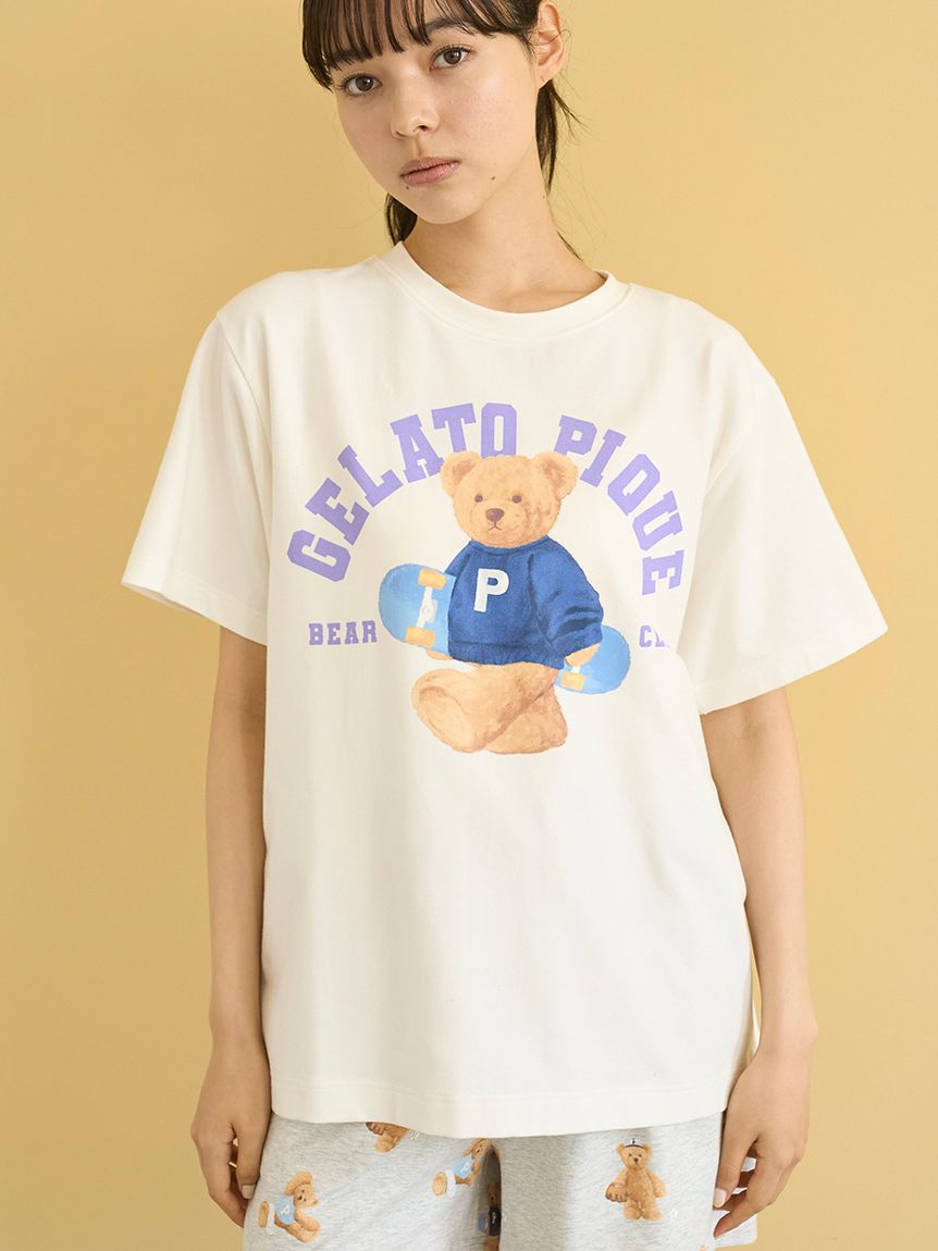スポーティーベアワンポイントTシャツ(カットソー・Tシャツ)｜ルーム