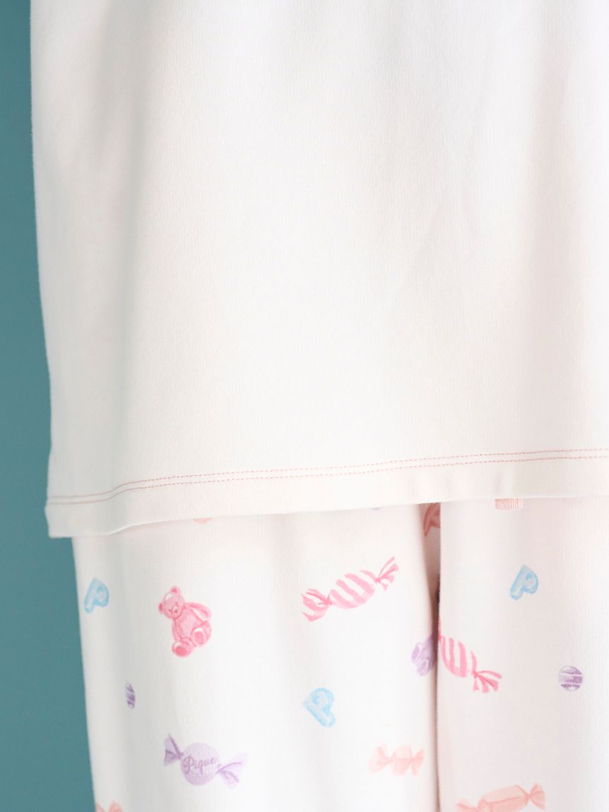 キャンディワンポイントロンT(カットソー・Tシャツ)｜ルームウェア