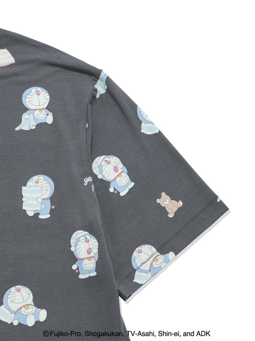 ドラえもん】【ユニセックス】おはようおやすみTシャツ(トップス