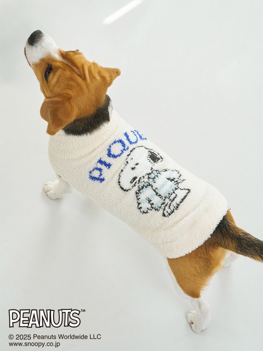 PEANUTS】【CAT&DOG】ラージサイズ オリジナルアート ジャガードプル
