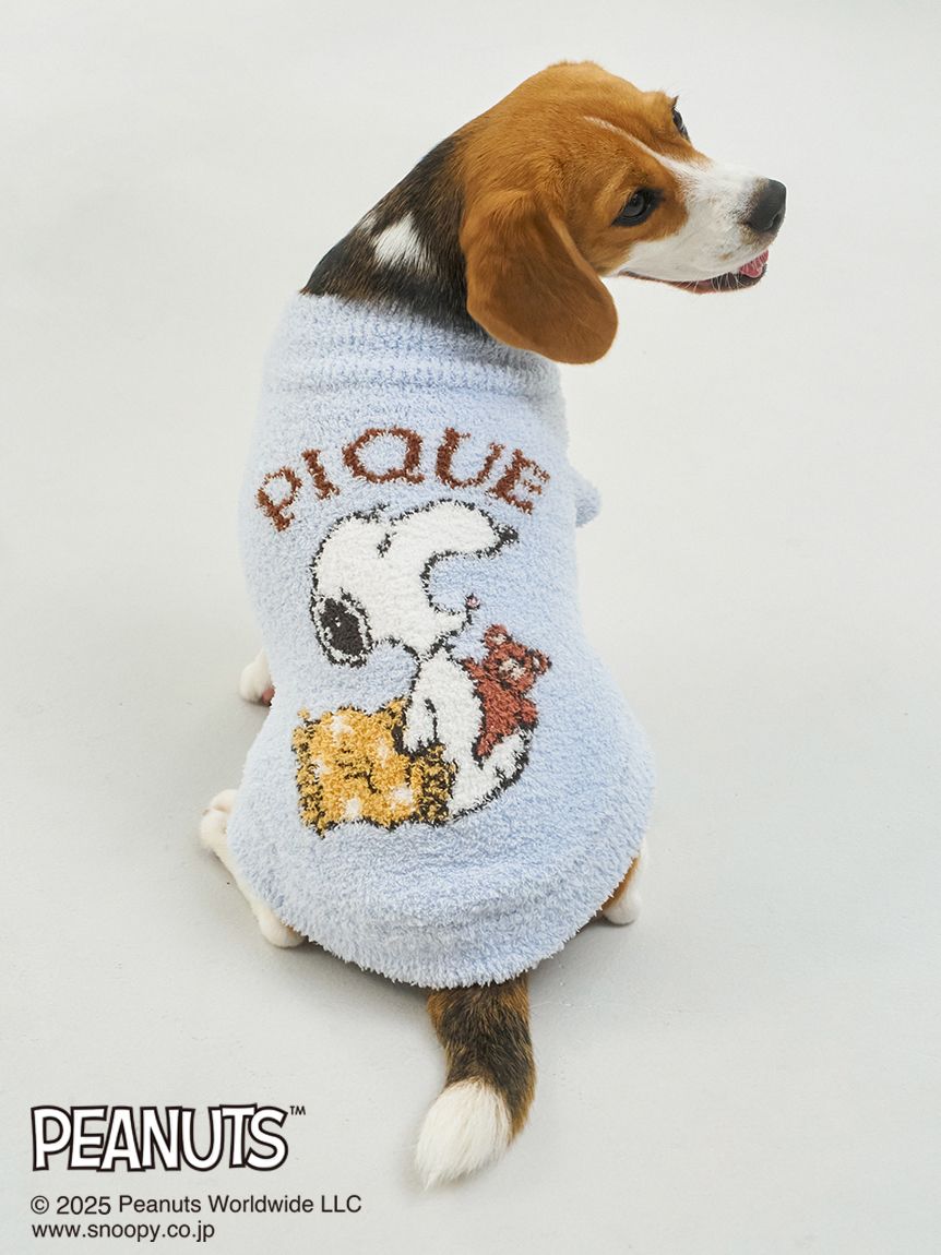 PEANUTS】【CAT&DOG】ラージサイズ オリジナルアート ジャガードプル