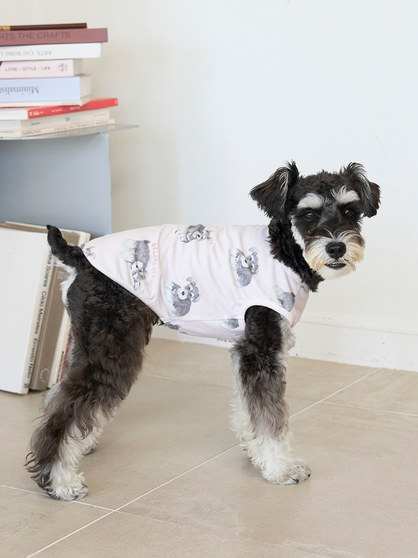 CAT&DOG】シュナウザー柄カットソープルオーバー(ウェア)｜ルーム