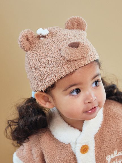 BABY】ベビモコはちみつベアピケジャン(ポンチョ・パーカ)｜ルーム