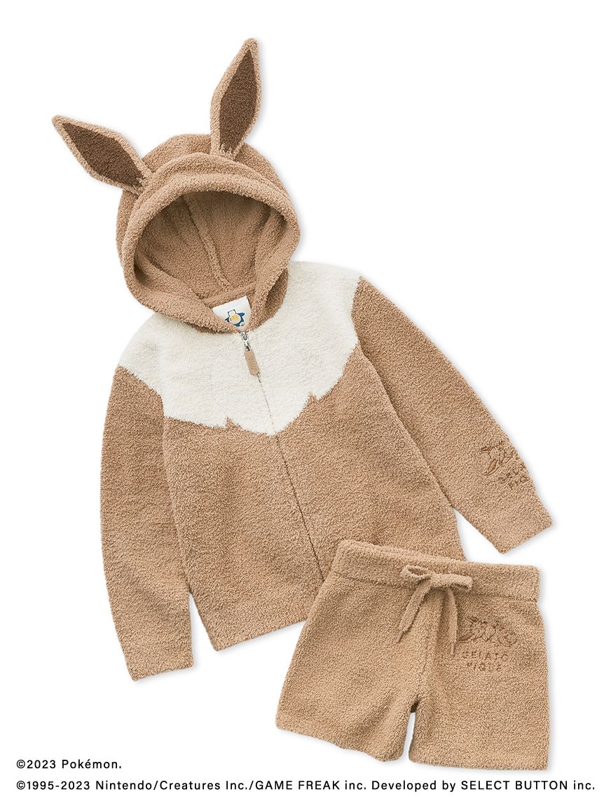 ポケモンスリープ】【キッズ】ベビモコ イーブイ パーカ＆ショート