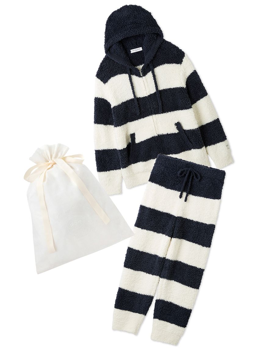 ラッピング済み】【HOMME】ジェラート2ボーダーパーカー＆ロングパンツ