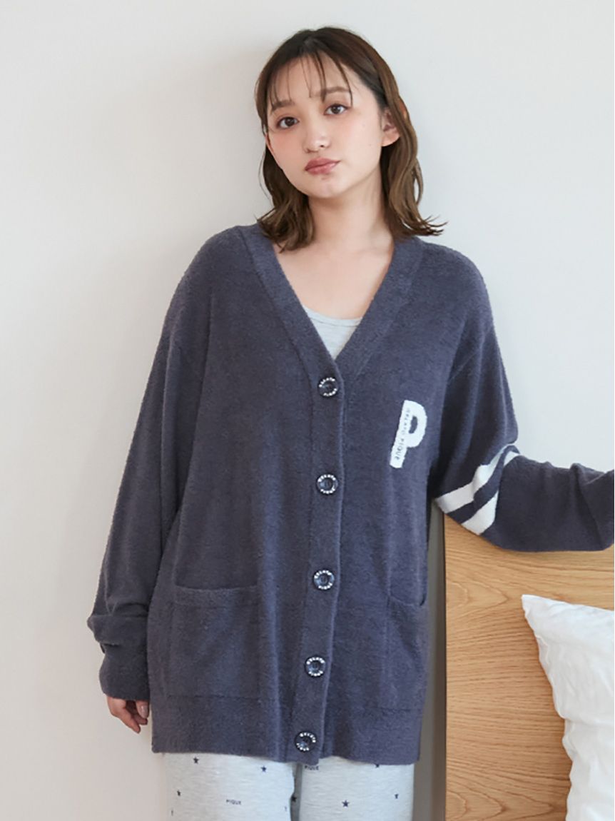 ラインカーディガン(カーディガン・ガウン)｜ルームウェア・パジャマ