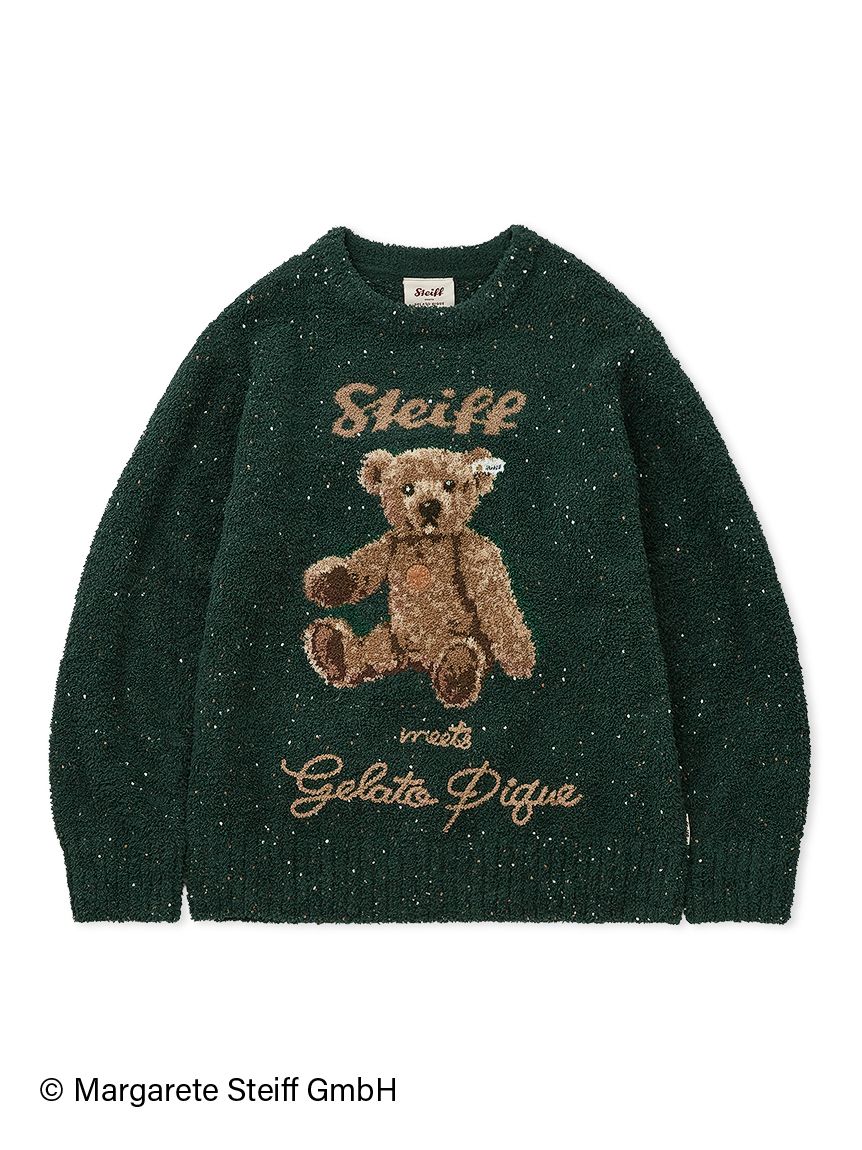 Steiff】パウダーネップジャガードプルオーバー(ニットプルオーバー