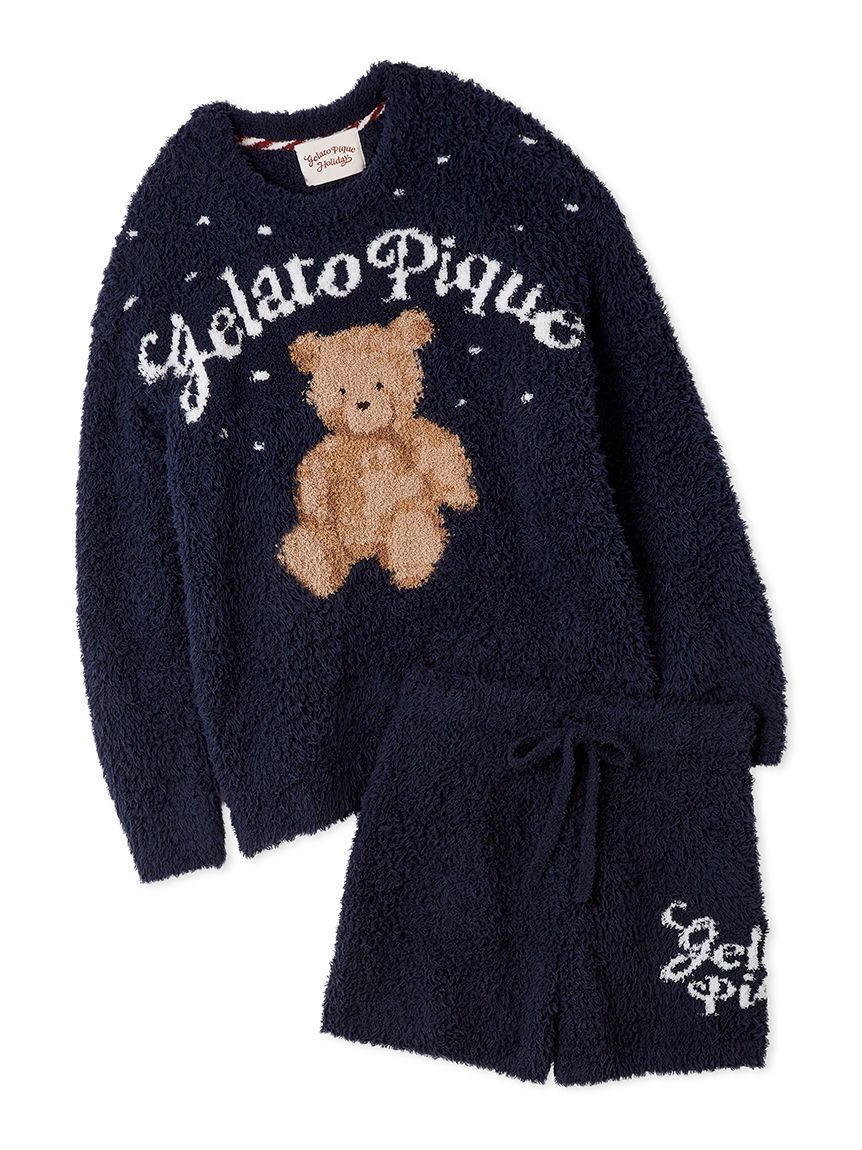 ONLINE限定】【HOLIDAY】ジェラートスノーベアジャガードプルオーバー