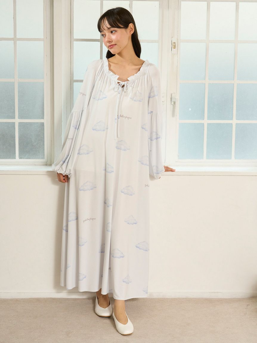 モチーフ3柄ワンピース(ワンピース)｜ルームウェア・パジャマ通販の