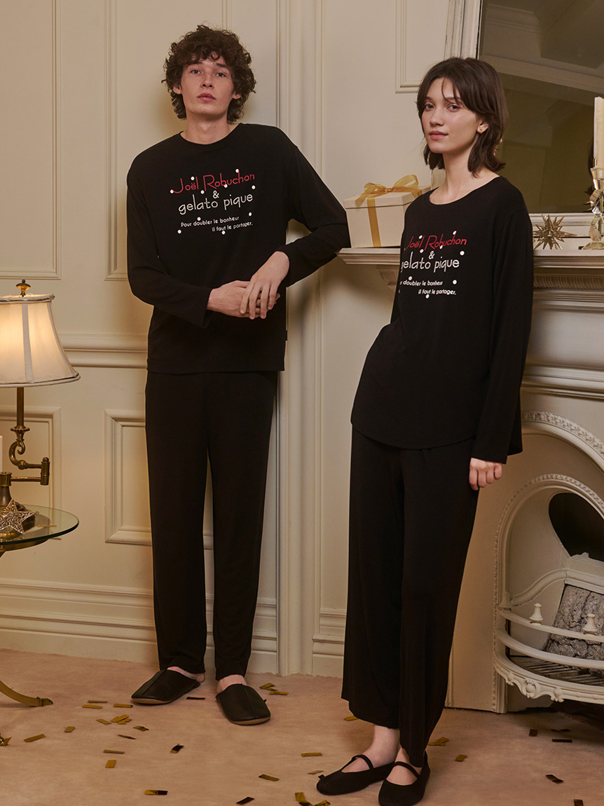 JOEL ROBUCHON】ドットワンポイントロングパンツ(ロングパンツ