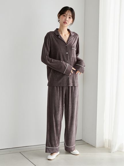 パイルロングパンツ(ロングパンツ)｜ルームウェア・パジャマ通販の