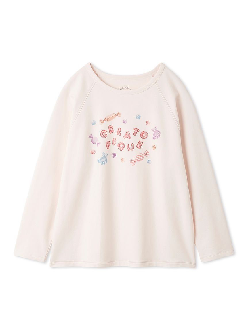 キャンディワンポイントロンT(カットソー・Tシャツ)｜ルームウェア