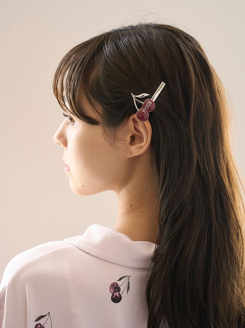 チェリーヘアピンセット(ヘアアクセサリー)｜ルームウェア・パジャマ