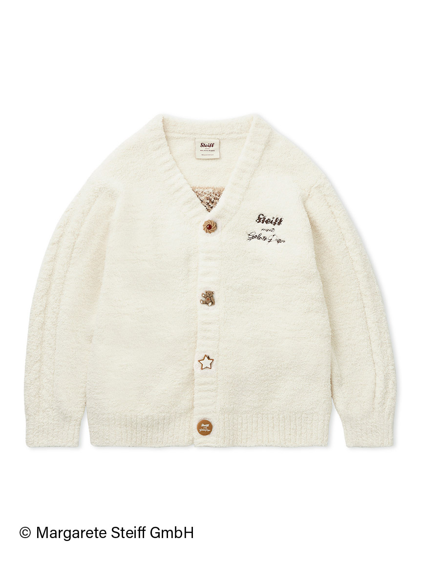 Steiff】【UNISEX】パウダージャガードカーディガン(トップス)｜ルーム