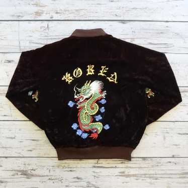 80s souvenir jacket sukajan - Gem