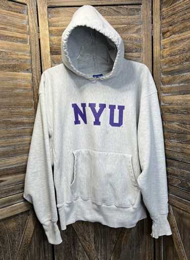 Nyu champion hoodie mens - Gem