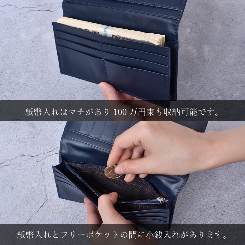 長財布 クロコダイル 鰐革 メンズ 札入 100万入る 一枚革 クラウン