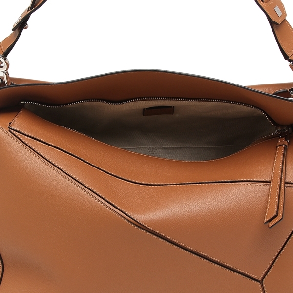 ロエベ ショルダーバッグ パズルバッグ ラージ ブラウン メンズ LOEWE