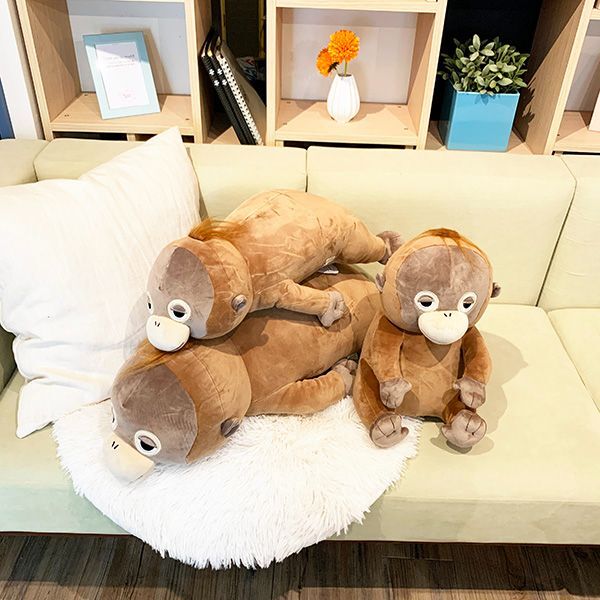 ねむねむアニマルズ 座り 抱きまくら M ウータン ぬいぐるみ