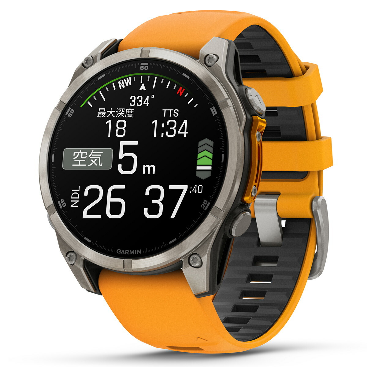 ガーミン GARMIN fenix 8 AMOLED 47mm フェニックス8 アモレッド 47