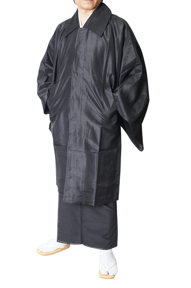 雨コート メンズ M/L/LL PO-33 着物 和装コート 和装雨コート 男性用
