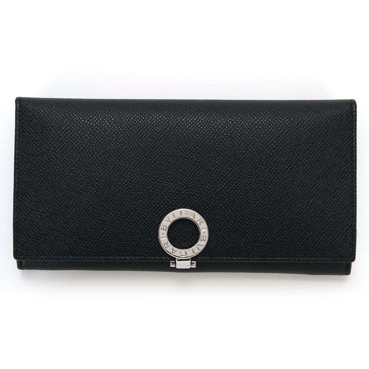 名入れ】 ブルガリ 財布 メンズ 長財布 ブランド 二つ折り レザー 本革