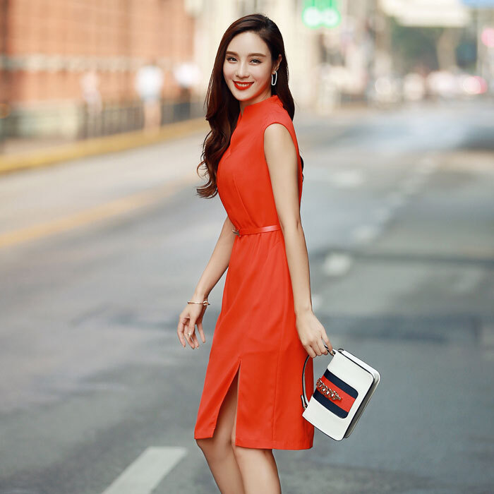 セクシーワンピース】タイトワンピース ノースリーブ ブラック