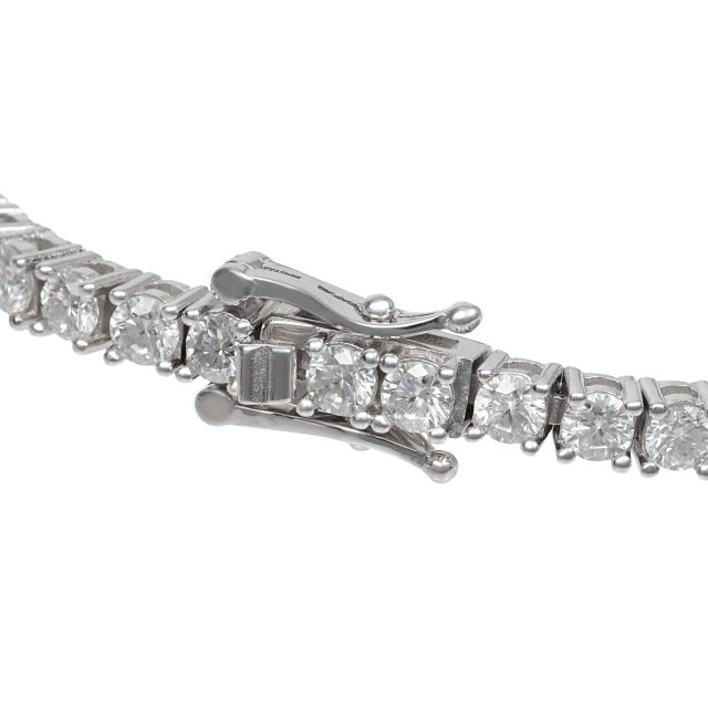 モアサナイト ブレスレット テニスブレスレット .925Silver Tennis