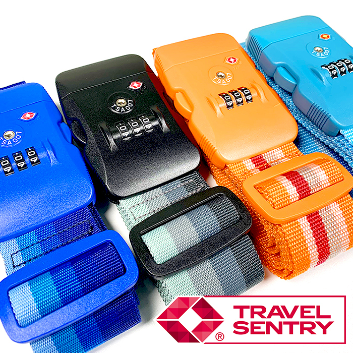 TSAロック スーツケースベルト TSAロック搭載のワンタッチスーツケース