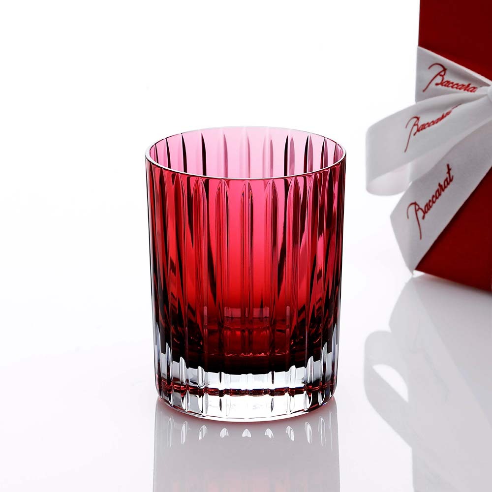 Baccarat バカラ ハーモニー カラータンブラー レッド 名入れ彫刻代