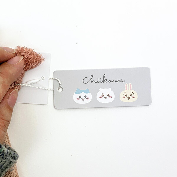 ちいかわ ハチワレ ティッシュポーチ ふわふわワッペン 小物入れ