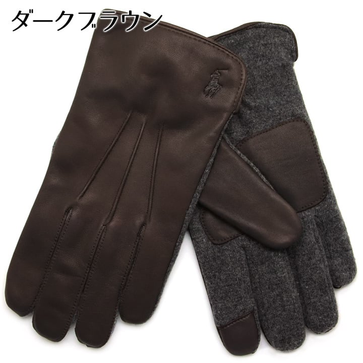 ポロ ラルフローレン 手袋 グローブ 男性 スマホ対応 タッチパネル対応