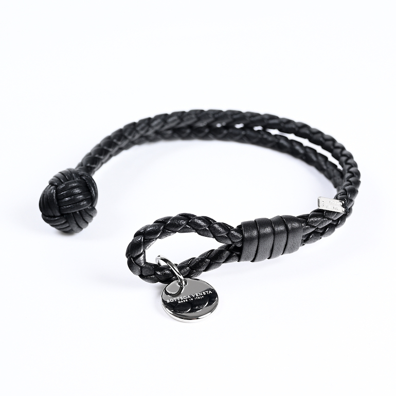 ボッテガヴェネタ BOTTEGA VENETA ブレスレット メンズ 本革 Sサイズ M