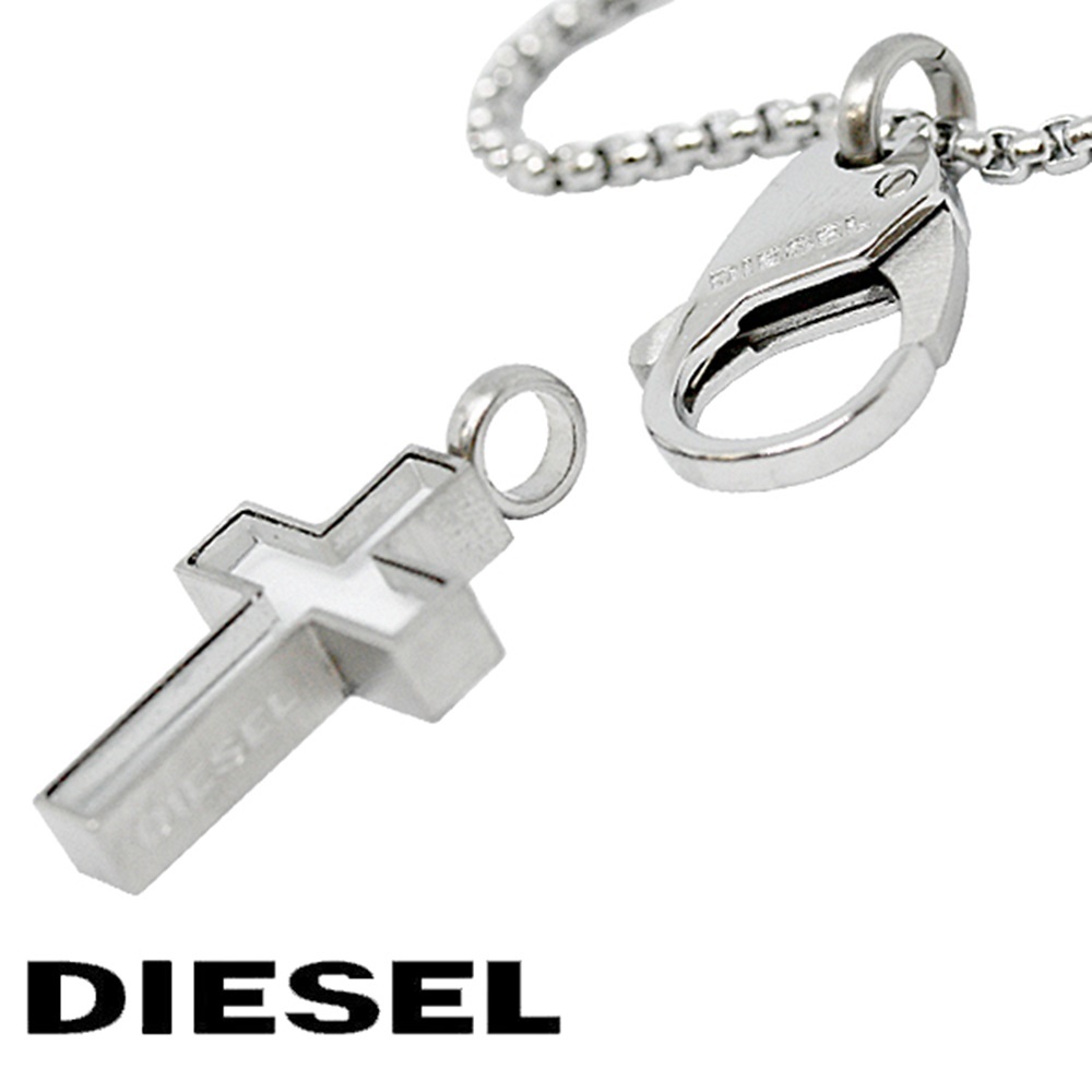 DIESEL ディーゼル ネックレス ペンダント クロス DX1252040 新品 無料