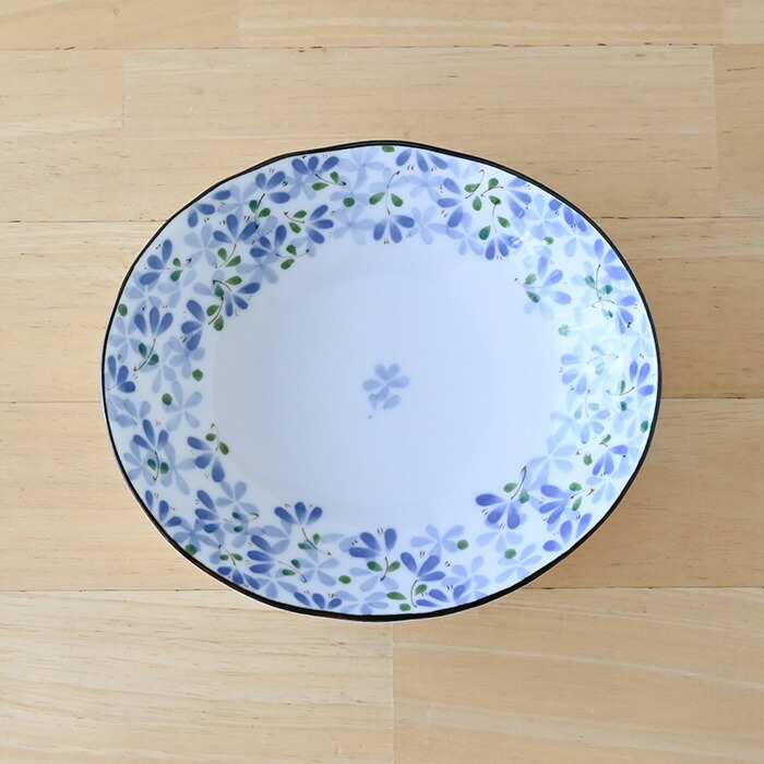 美濃焼 絵変り 軽い楕円深皿揃 小皿 セット 和食器 おしゃれ 取り皿 取