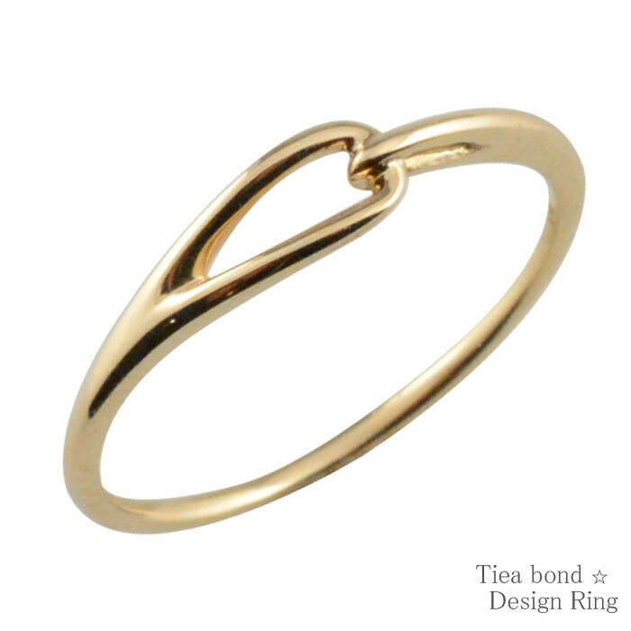 K10 リング レディース 10金 10k シンプル イエローゴールドk10 ゆびわ