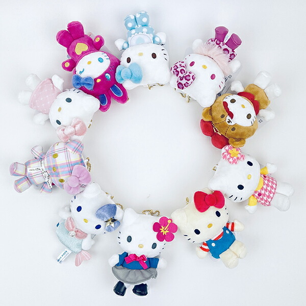 サンリオ ハローキティ マスコットコレクション 平成コギャル ブルー