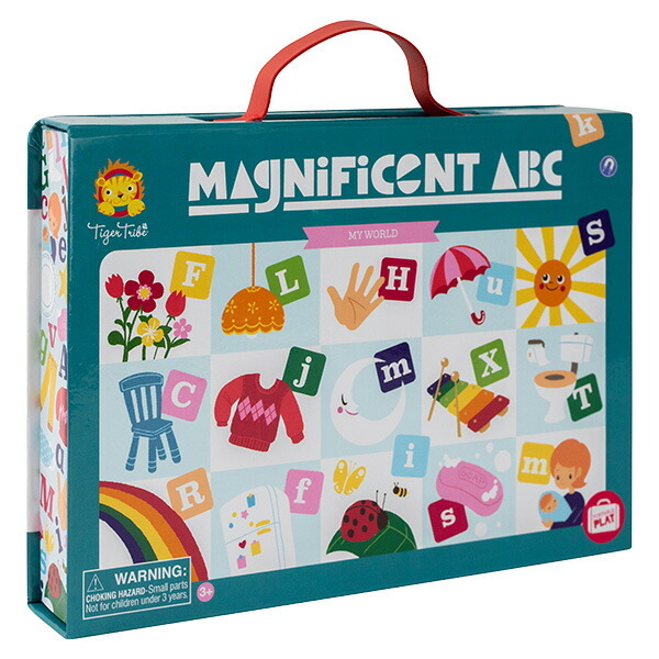 tiger tribe マグネット知育玩具 ABC 楽しい1日 】 知育 英語 教育