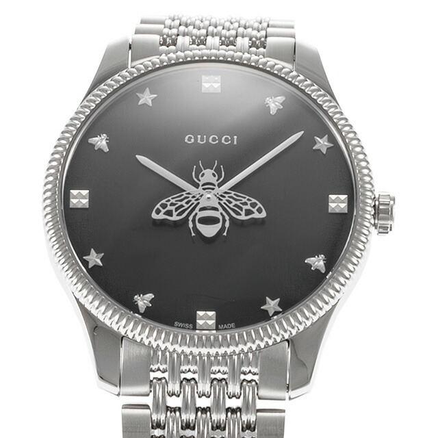 グッチ ジータイムレス クォーツ 電池式 腕時計 ブランド メンズ