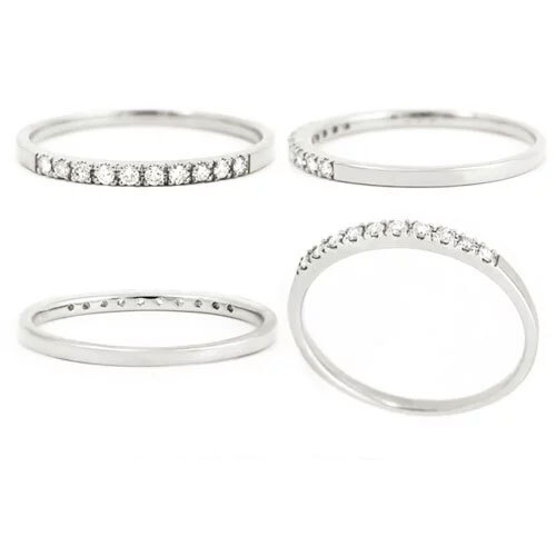 ダイヤモンドリング エタニティリング ハーフエタニティリング pt900