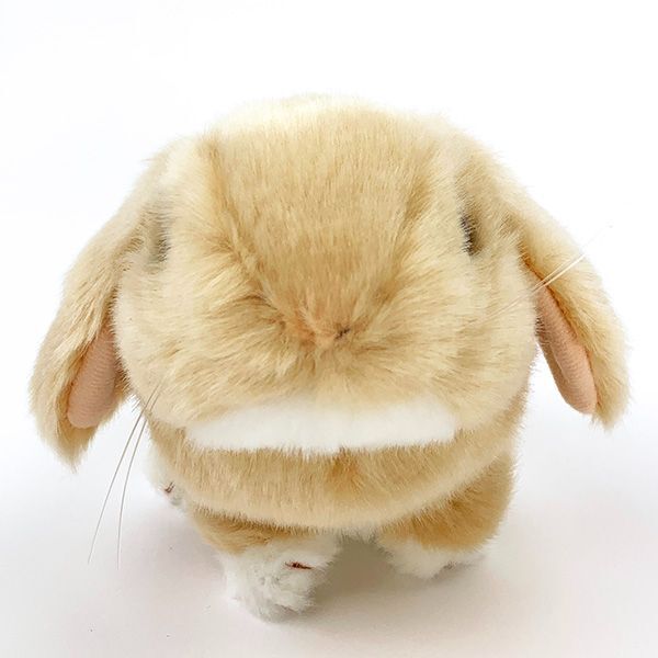 ロップイヤーうさぎ オレンジ りくのなかま ぬいぐるみ 茶 吉徳