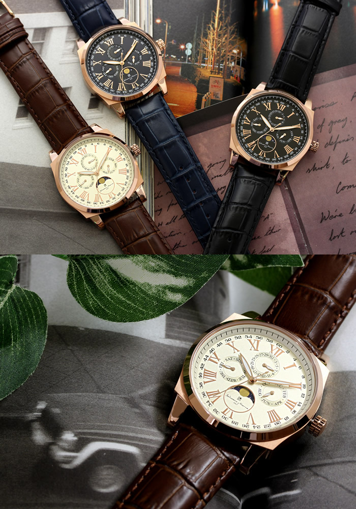 Salvatore Marra サルバトーレマーラ ムーンフェイズ 腕時計 メンズ