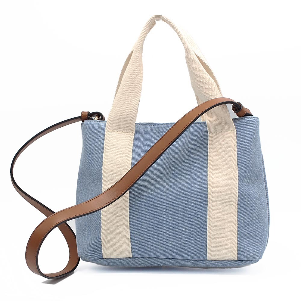 クロエ Chloe Kids ショルダーバッグ C20046 Z10 ロゴプリント デニム