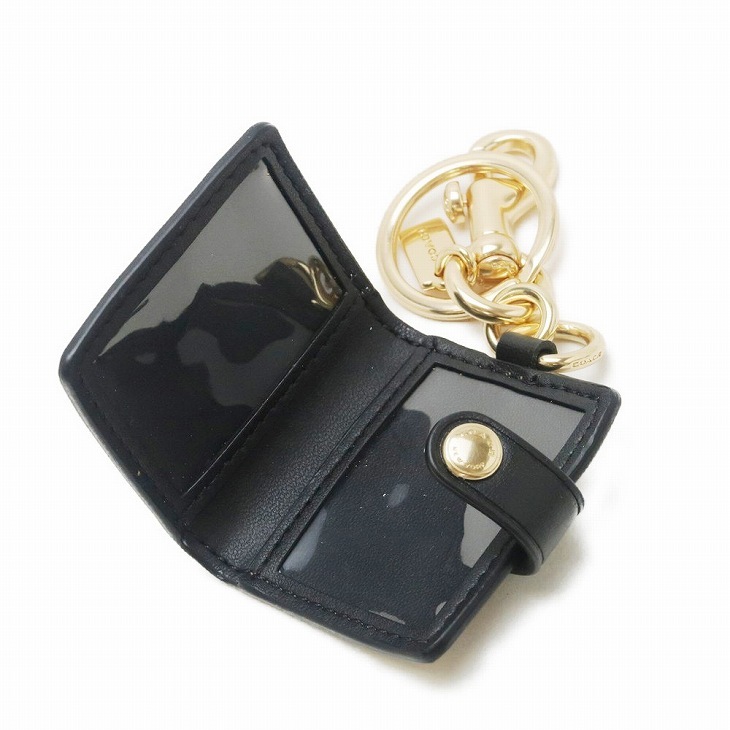 コーチ COACH キーホルダー キーリング 写真ケース Bee ハチ はち
