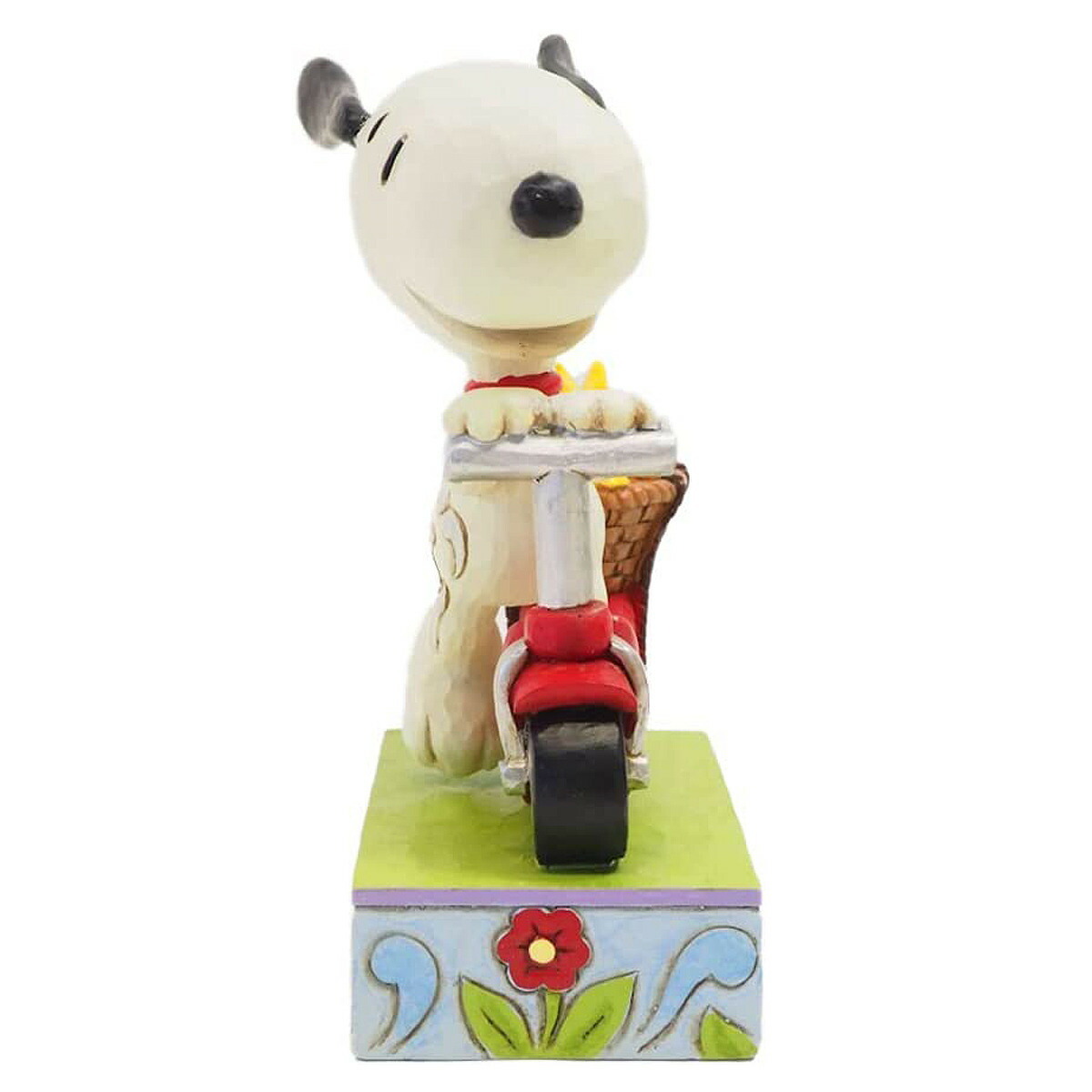 ジムショア Jim Shore スヌーピー＆ウッドストック スクーター 置物