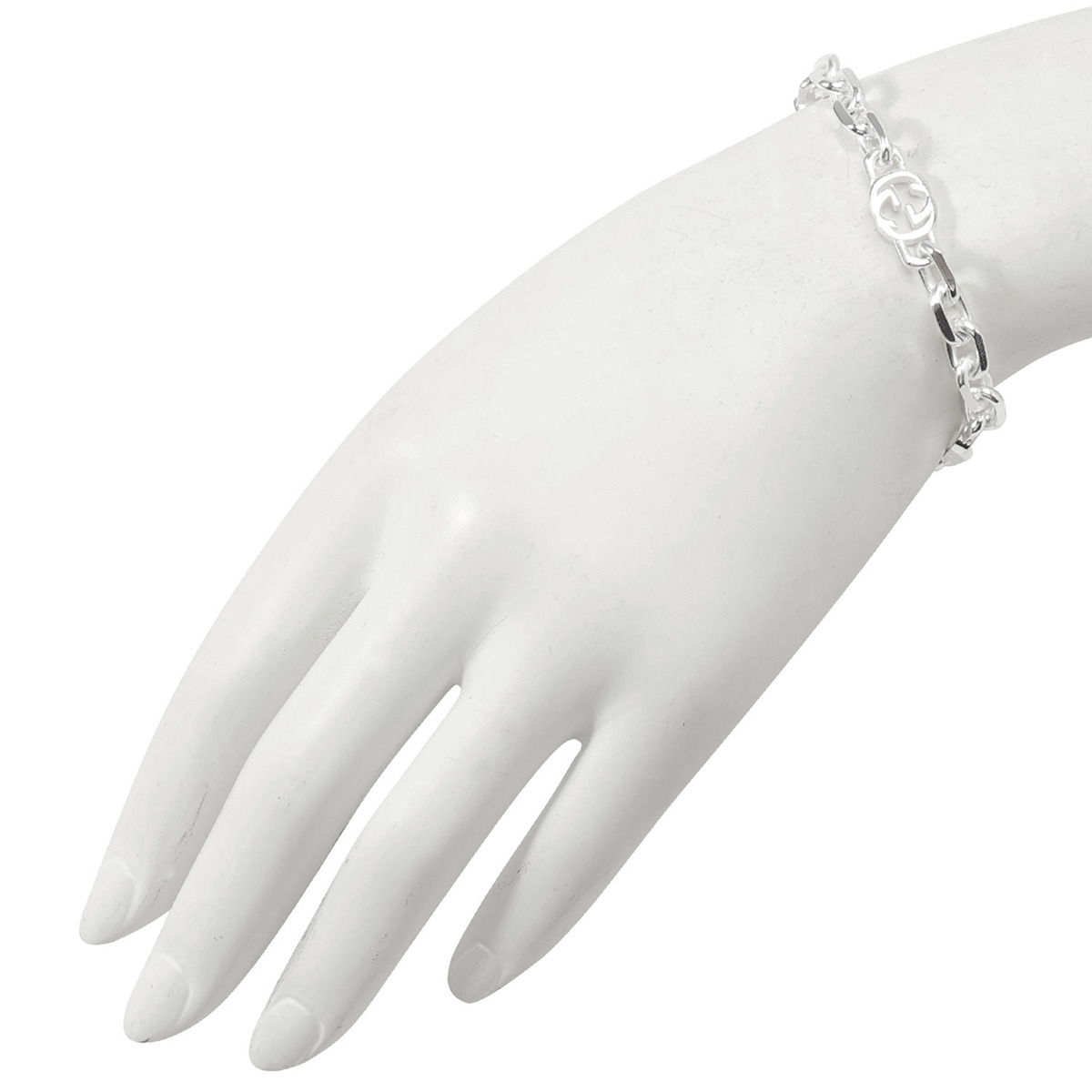 グッチ GUCCI インターロッキングG ダブルG チェーン ブレスレット