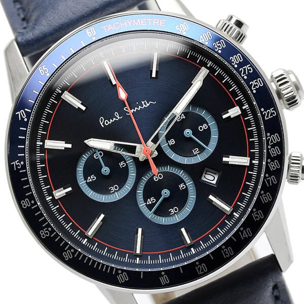 ポールスミス Paul Smith 腕時計 メンズ クロノグラフ 革ベルト 本革