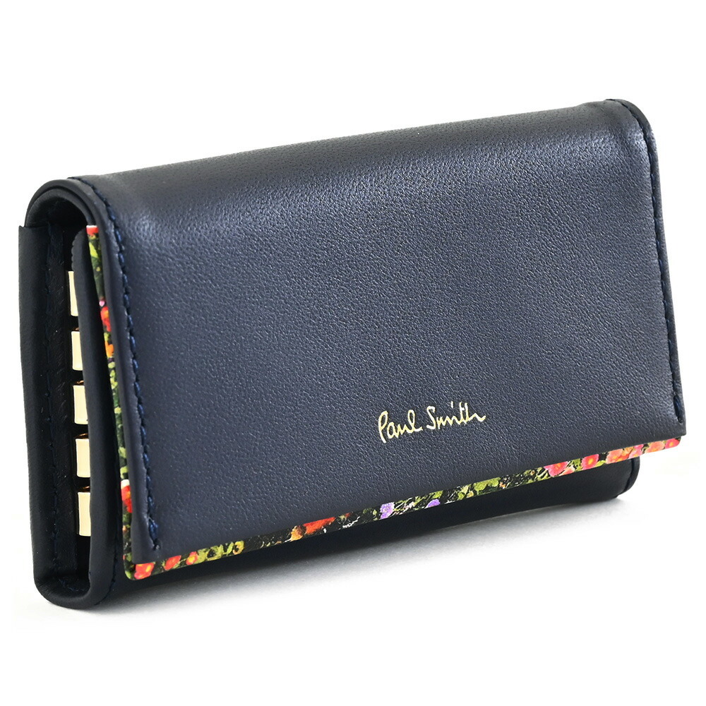 ポールスミス キーケース 紺(ネイビー) Paul Smith bpw100-31
