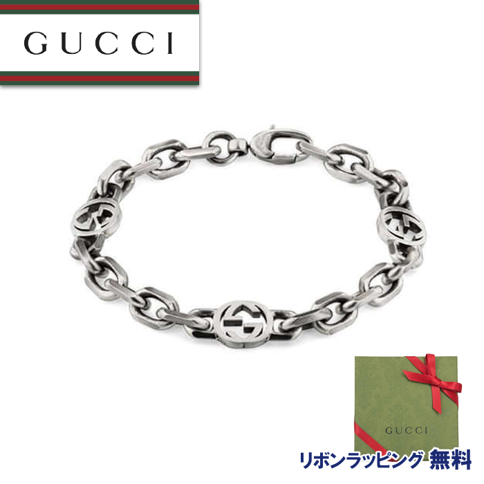 グッチ GUCCI インターロッキングG シルバー ブレスレット
