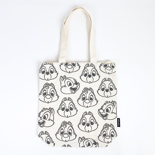 ディズニー チップとデール ディズニー トートバッグ かばん 帆布